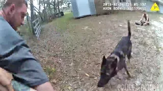 Bodycam Shows K9 And Deputy Split Up To Catch Car Theft Suspects