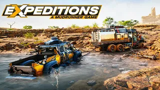 This Game Has Absolutely MIND BLOWING PHYSICS! (Expeditions: A Mudrunner Game)