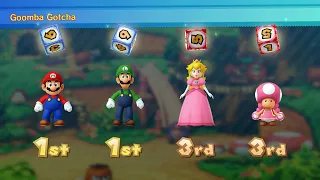 Mario Party 10 - Mario vs Luigi vs Peach vs Toadette - Chaos Castle