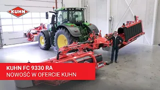 KUHN FC 9330 RA - kosiarka dyskowa ze zgniataczem pokosu i przenośnikiem taśmowym