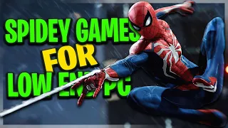 BEST* Spiderman Games for low end pc | for 2gb ram no graphics card pc ✨