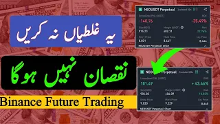 Binance Future Trading Mistakes Don't do like this (Hindi/Urdu)