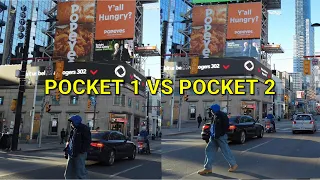 DJI Pocket 2 vs Osmo Pocket 1 Walking Video Comparison on Nov 11, 2020