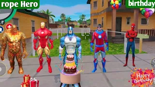 rope Hero birthday celebrate in rope Hero vice town|rope Hero ka birthday kab aata h|rope Herofather