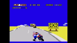 Super hang on Sega mega drive original mode