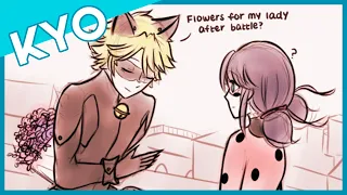 After Battle Flowers (Adorable Miraculous Ladybug Comic Dub)