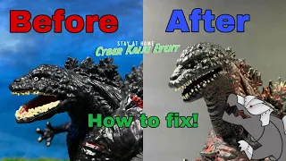 How to fix: Playmates Shin Godzilla Custom figure!
