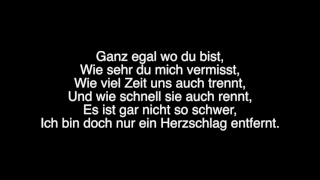 Nur ein Herzschlag entfernt- Wincent Weiss(lyrics)