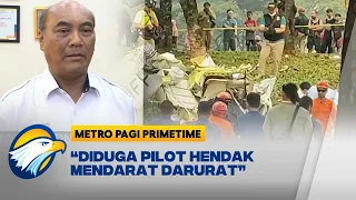 Pesawat Jatuh di BSD Diduga karena Pilot Gagal Mendarat Darurat