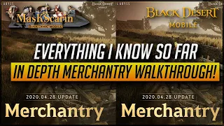 In Depth Merchantry Walkthrough! How I'm Tackling This Content So Far! | Black Desert Mobile