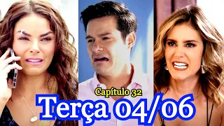 CONTIGO SIM  (CAPÍTULO 32) TERÇA FEIRA  (04/06/2024) capítulo de hoje