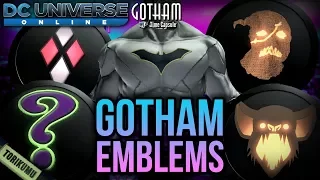 DCUO: Gotham Time Capsule Emblems (Featuring Batman Rebirth Emblem and more!)