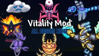 Terraria: Vitality Mod - All Bosses (Nohit)