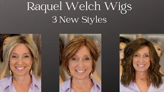 3 New Raquel Welch Wigs - On sale this weekend! Black Tie Chic, Born to Shine, Big Spender