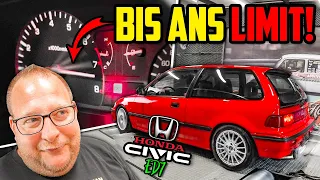 Bis in den LIMITER! - Honda Civic ED7 - Am FALSCHEN Ende GESPART!