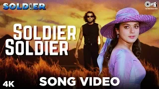 Soldier Soldier | Kumar Sanu | Alka Yagnik | Bobby Deol | Preity Zinta | Anu Malik | 90s Hindi Song