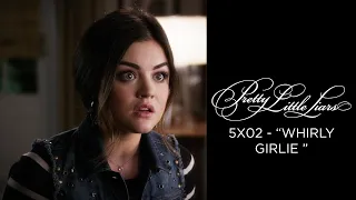 Pretty Little Liars - Aria Panics To The Liars About Mona & 'A' Being Alive - "Whirly Girlie" (5x02)