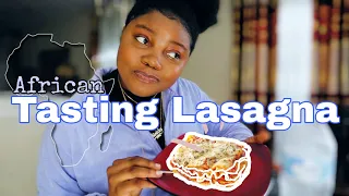 MY FIRST TIME / AFRICAN GIRL TRIES ITALIAN LASAGNA RECIPE / Vlogtober...| Shinida Ak