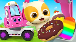 Mari Menggali Camilan Enak Bersama Bayi Kucing | Lagu Anak-anak | BabyBus Bahasa Indonesia