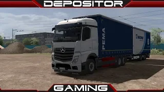 🚛Euro Truck Simulator 2 1.34🚛Mercedes Actros MP4 Tandem🚛 По великим степям Казахстана🚛Часть 1