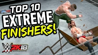 10 Extreme Finishers in WWE Smackdown vs Raw 2008