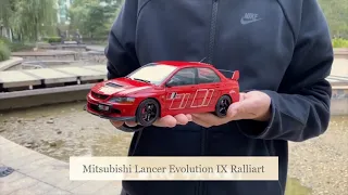 1/18 Mitsubishi Lancer Evolution IX Ralliart. Super A. Brilliant diecast!