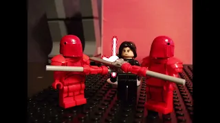 Lego Star Wars Kylo Ren and Rey vs Snoke's Guards This Is Halloween