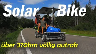 Solar betriebenes Fahrrad auf großer Tour | english subtitle