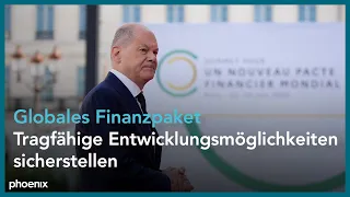 Globaler Finanzpakt: Statement von Bundeskanzler Olaf Scholz am 23.06.23