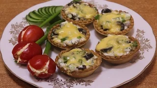 Оочень вкусные фаршированные тарталетки