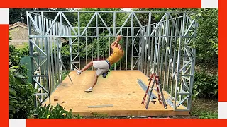 🔥 How to assemble a metal structure of plasterboard ✅ steel framing 🤜 Tiny House