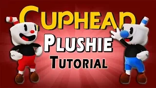 DIY Cuphead & Mugman Plushies - FREE PATTERN! Sock Plush Tutorial