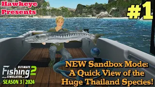 Ultimate Fishing Simulator 2 - NEW Sandbox Mode: A Quick View of the Huge Thailand Species!