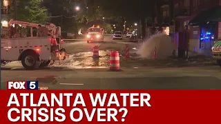 Atlanta water crisis: Water is flowing again | FOX 5 News