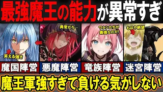 【転スラ】【前編】要チェック！天魔大戦「魔王軍」の主力キャラクター最新ステータスを徹底解説！【転生したらスライムだった件（てんすら）】【考察／感想】