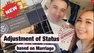 Adjustment of Status based on marriage/Married to US Citizen/Military Spouse