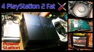 4 PlaySation 2 Fat, приводы к жизни! (не читает диски, не включается)