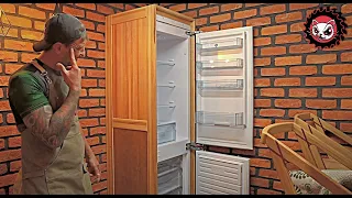 Каркасная мебель своими руками. Шкаф для холодильника.
