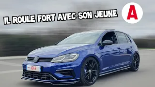 IL ROULE EN GOLF 7R DE 411CV A 19ANS❗😱