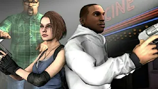 (If CJ was in Resident Evil| CJ meets Jill and Big Smoke | Resident Evil 3D (Fanmade animation