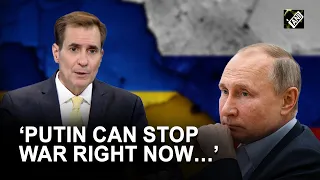 ‘Can stop war right now’: John Kirby lampoons Putin, says ‘knocking out Ukraine's heat instead’