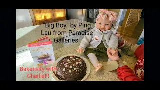 Bake with Charlie! ("Big Boy" by Ping Lau Paradise Galleries) Baketivity Perfect Cake Kit!