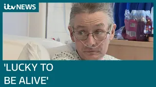 Covid-19 patient learning how to walk and talk again after six months in hospital | ITV News