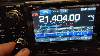 icom ic-7300 vs ftdx-10 15m contest and NB on