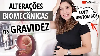 Alterações biomecânicas na gravidez e risco de queda | anatomia etc