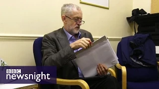 Behind the scenes with Jeremy Corbyn - Newsnight