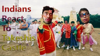 INDIANS REACT TO TAKESHI'S CASTLE ft. Jaaved Jaaferi