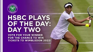 HSBC Plays Of The Day | Day Two | Wimbledon 2021