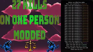 NEW RECORD 27!! MOST KILLS ON 1 PERSON MODDED | Town of Salem 2 Modded Custom