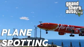 Realistic PLANE SPOTTING in GTA 5 GONE WRONG